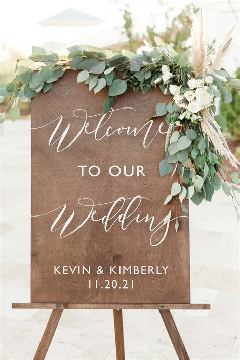 Welcome to our wedding sign wedding welcome sign wood welcome wedding ...