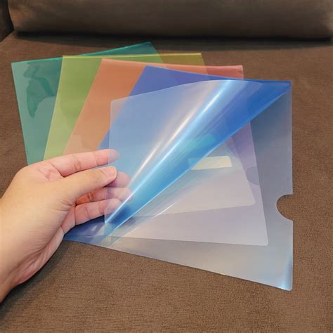 Plastic Envelope L-type Folder- A4 - Short - Long - White | Red ...