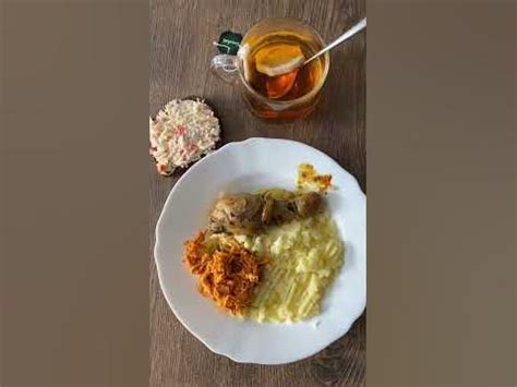 «Правильный завтрак».🍋🧄🥔🥕🐔Чай с лимоном, Ичалковский сыр с чесноком и ...