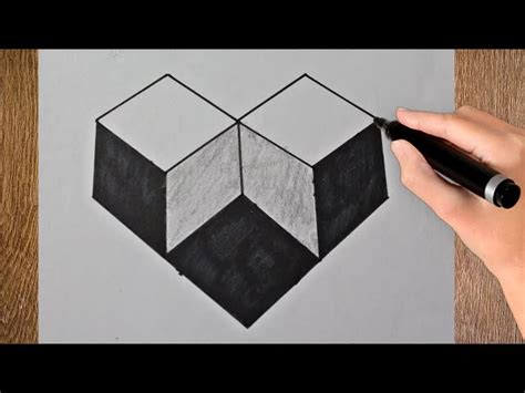 How To Draw Easy 3d Drawings