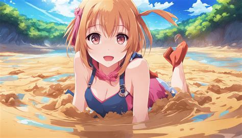 anime girl  quicksand  pinkgal  deviantart