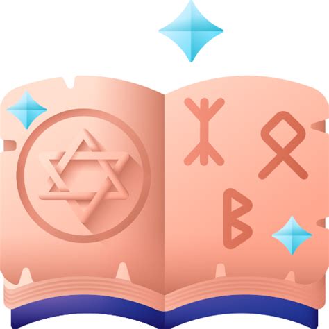 Spell book 3D Color icon