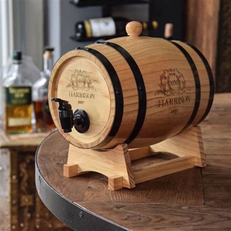 Wood barrel mini 3L for tapping wine, beer or other drinks - HARRISON ...
