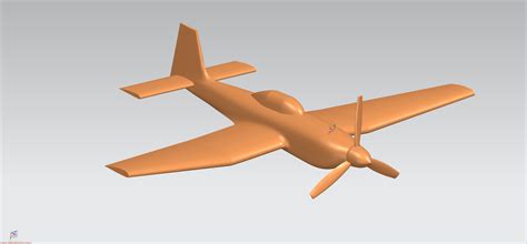3Д-модель самолета - Чертежи, 3D Модели, Проекты, Бесплатно