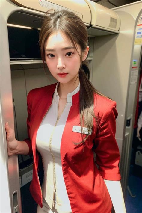 Flight Attendant Asian Girl 1 - v1.0 | Stable Diffusion LoRA | Civitai