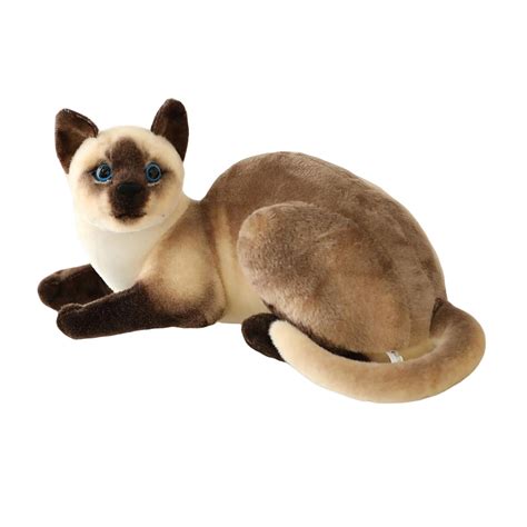 Realistic Siamese Cat Plush Toy for Tutor Demonstrations - Walmart