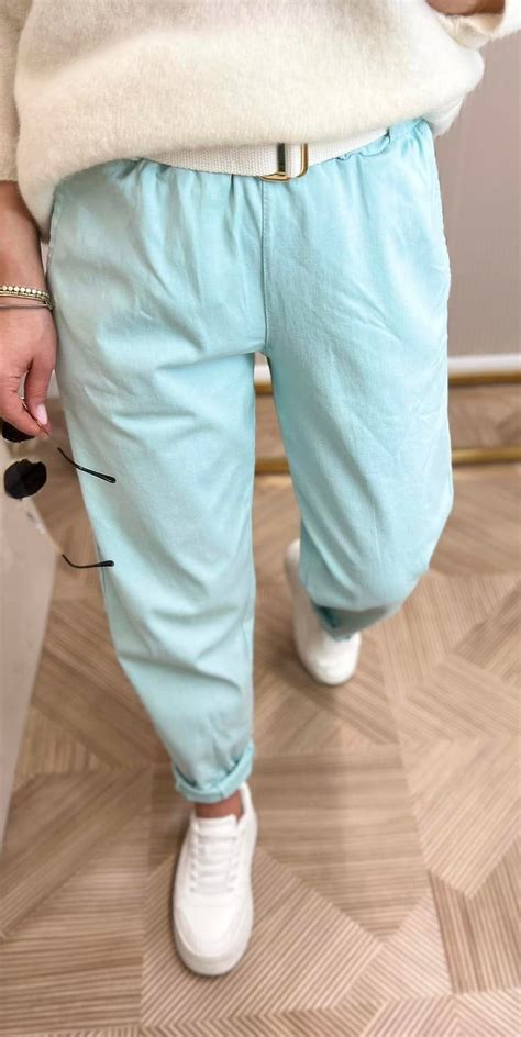 Spodnie włoskie LIVANS - kolory - DARMOWA DOSTAWA od 99 zł - Domo Butik