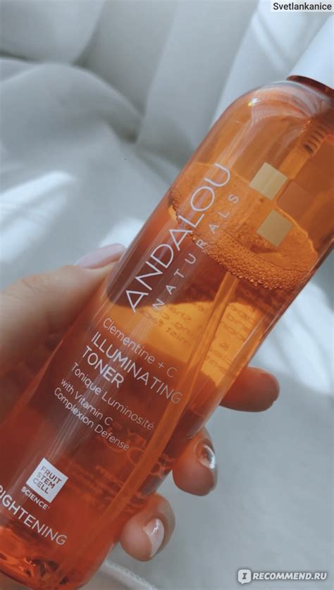 Тоник Andalou Naturals Illuminating Toner, Clementine + C, Brightening ...