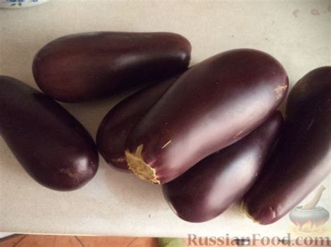 Рецепт: Баклажаны, соленые с чесноком на RussianFood.com