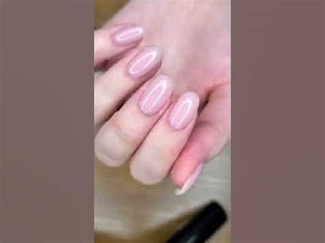 Укрепление гелем без опила 🥰 - YouTube