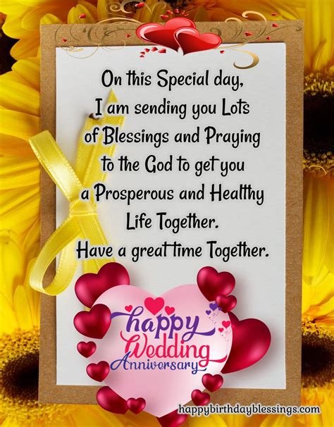 70+ Wedding Anniversary wishes for Couple