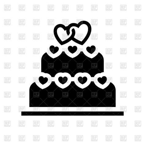 Cake Silhouette Vector at Vectorified.com | Collection of Cake ...