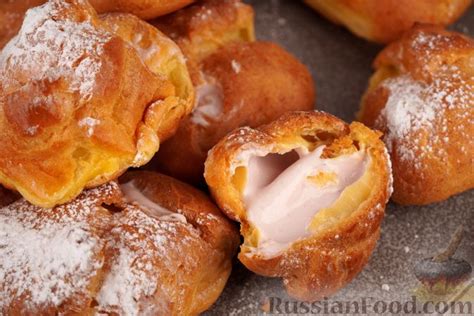 Профитроли, рецепты на RussianFood.com: 65 рецептов профитролей