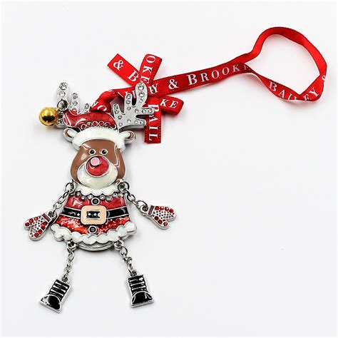 Коледна метална украса, Bailey & Brooke, Friends of Santa, многоцветна