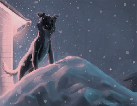 Midnight Snowfall by Buckycarbon on Newgrounds