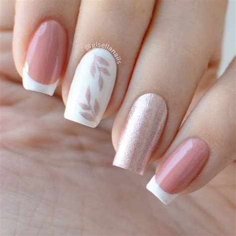Diseños De Uñas Blancas Con Rosa / Disenos De Unas Blancas Con Rosa ...