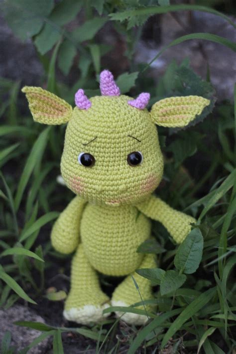 Crochet Dragon Pattern Crochet Dragon Plush Pattern Amigurumi - Etsy