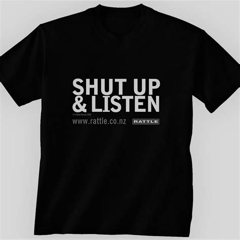 SHUT UP & LISTEN | Rattle Records