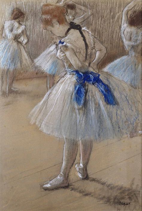Edgar Degas Dansçı 1880 tarihli - İstanbul Sanat Evi