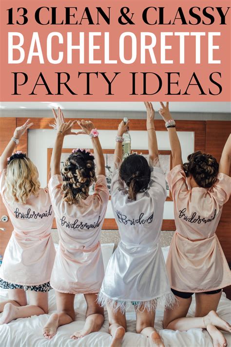 Classy Bachelorette Party Ideas | 13 Ideas for a Clean & FUN ...
