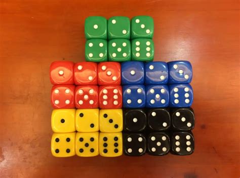 22MM rounded a small number of color dice, dice, 22 old man special ...