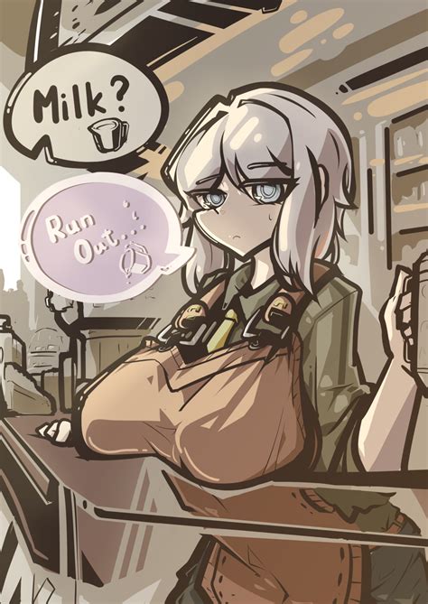 Rule 34 - blue eyes breasts faust (limbus company) frown limbus company project moon short hair