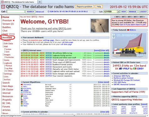 Portable and alternate callsigns on QRZCQ.COM - G1YBB.uk