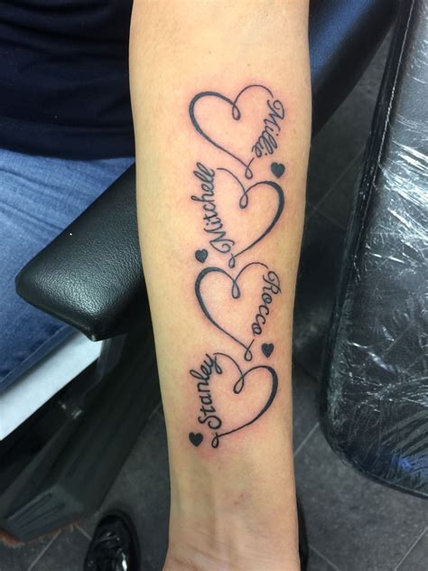 grandkids names grandma tattoos for grandchildren