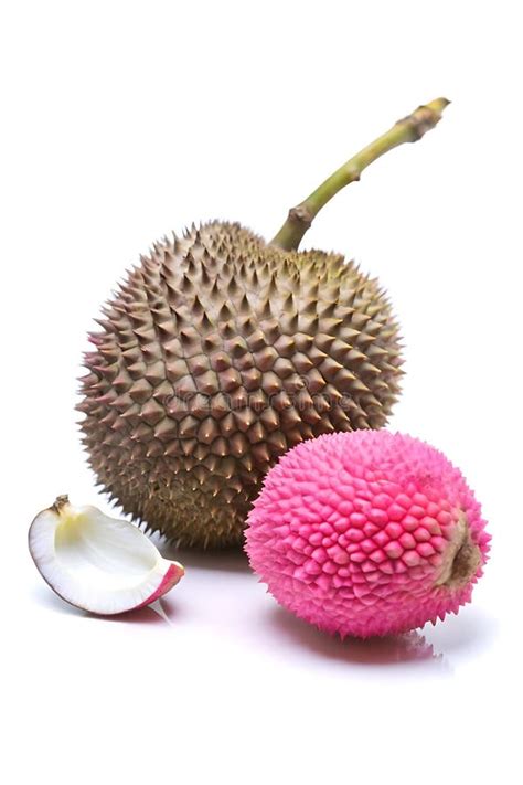 chempedak photo fruit white background stock illustration