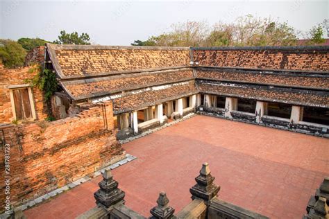 Ancient historic city at Ayodhya provine from Thailand. Stock Photo ...