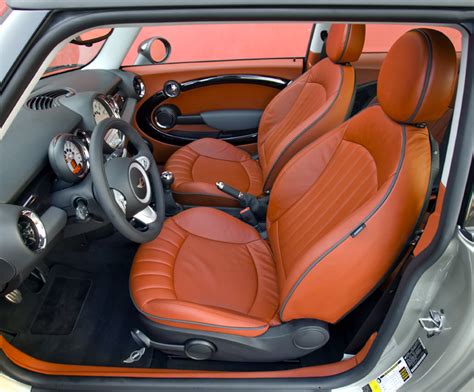 Mini Cooper Orange Interior - Mini Cooper Cars