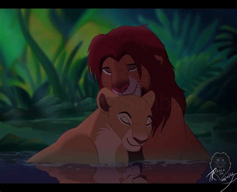 Lion King Simba And Nala Kissing