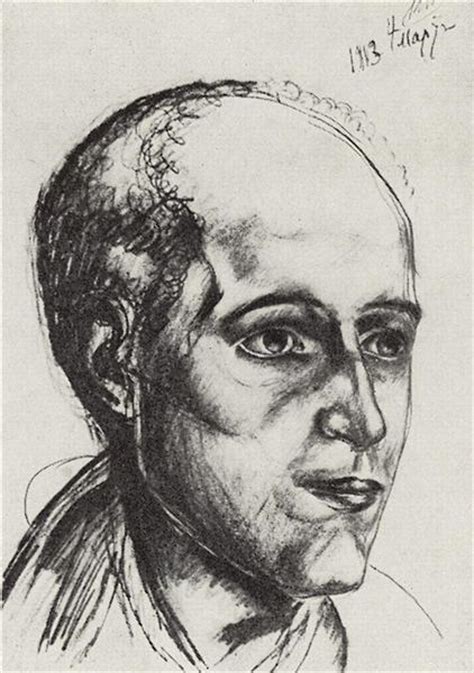 Portrait of the Poet, 1913 - Kuzma Petrov-Vodkin - WikiArt.org