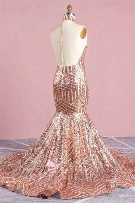 prom dresses in rose gold 1
