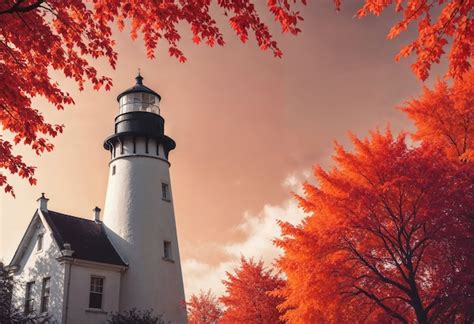 fall lighthouse wallpaper  dungeness lighthouse sequim lohnt es