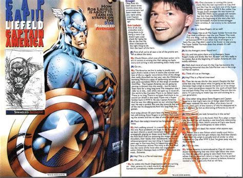 1996 Captain America by Rob Liefeld by trivto on DeviantArt