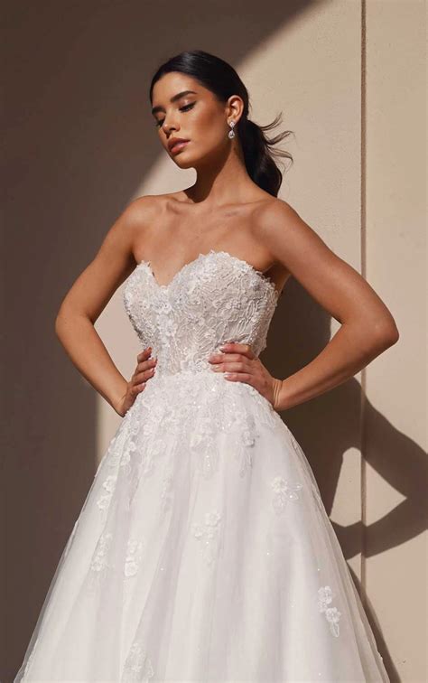 Strapless Off-the-Shoulder Wedding Dress | True Society Bridal