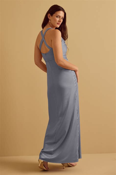 STRETCH SATIN DALLAS DRESS | Vow'd Weddings