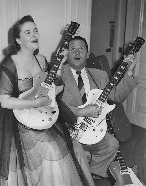 Les Paul And Mary Ford by Ron Burton