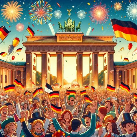 german unity day premium ai generated image