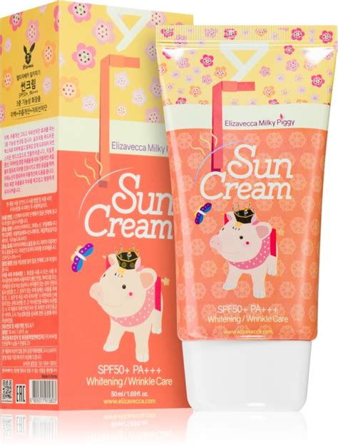 Elizavecca Milky Piggy Sun Cream aufhellende Schutzcreme zum Bräunen ...