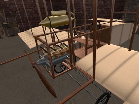 Second Life Marketplace - Vintage Wings - Voisin Biplane - 1907