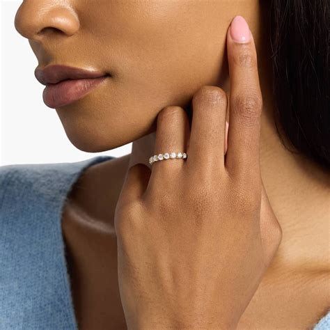 Floating Diamond Wedding Ring In 14K Yellow Gold (1 Ct. tw. - H-I / SI1