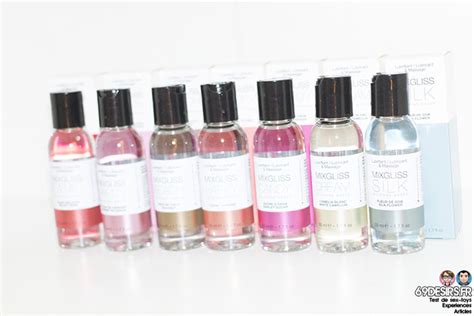 Lubrifiants MixGliss : Test de la gamme silicone avec plusieurs parfums