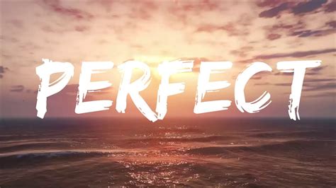 ed sheeran perfect lyrics video official youtube