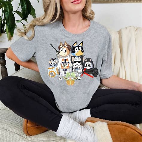 Bluey Trending Bluey Family Disney Shirt, Gift For Him/Her, Gaming Tee