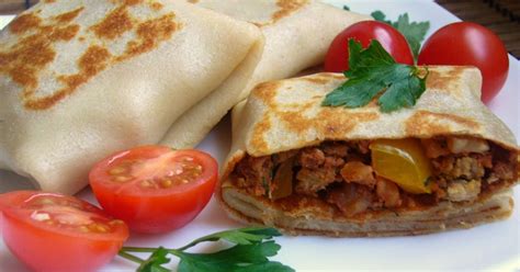Блины на пиве с мясом