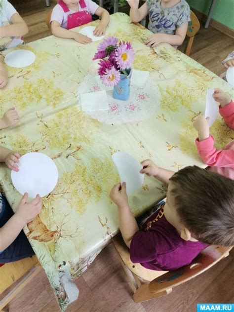 Аппликация в младшей группе «Тарелка с овощами» (7 фото). Воспитателям ...