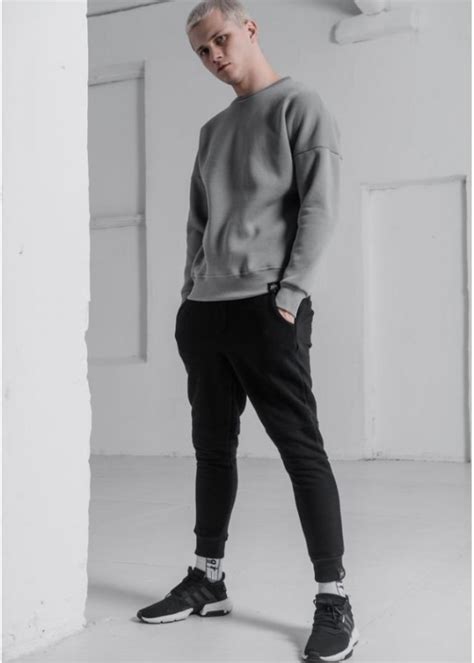 Купити Свитшот мужской OVERSIZE на флисе серый в Києві