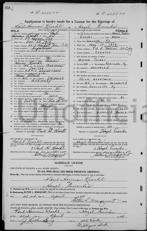 ACGSI - Allen County Marriages